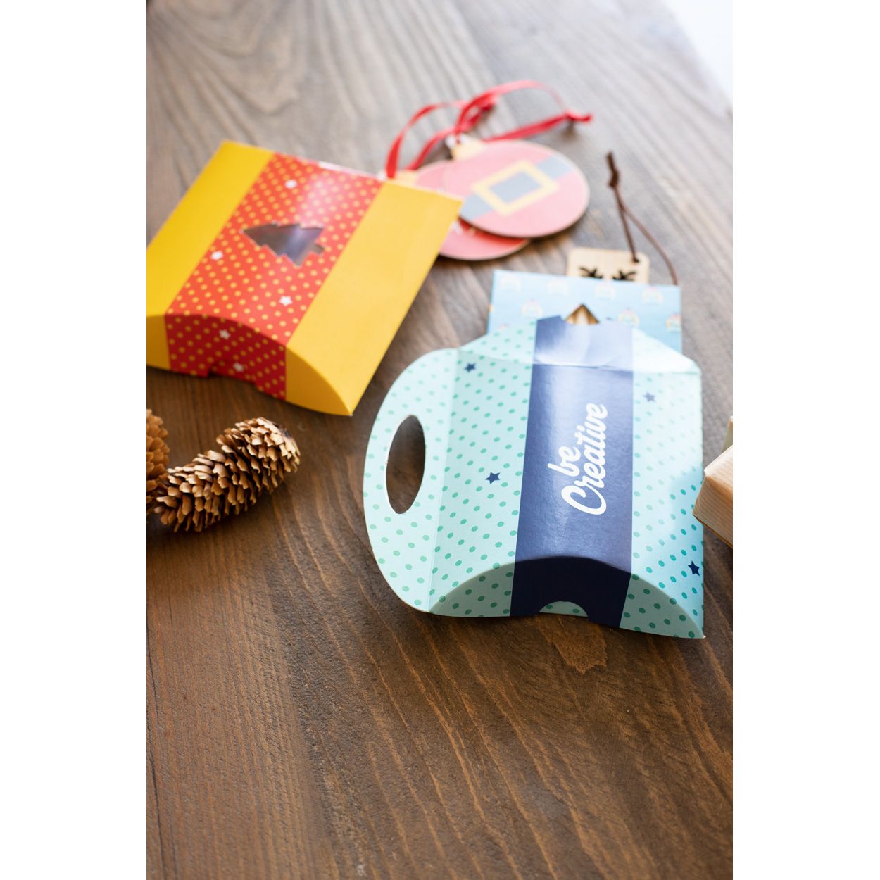 CreaBox Pillow Carry S Kissenbox - weiß-334