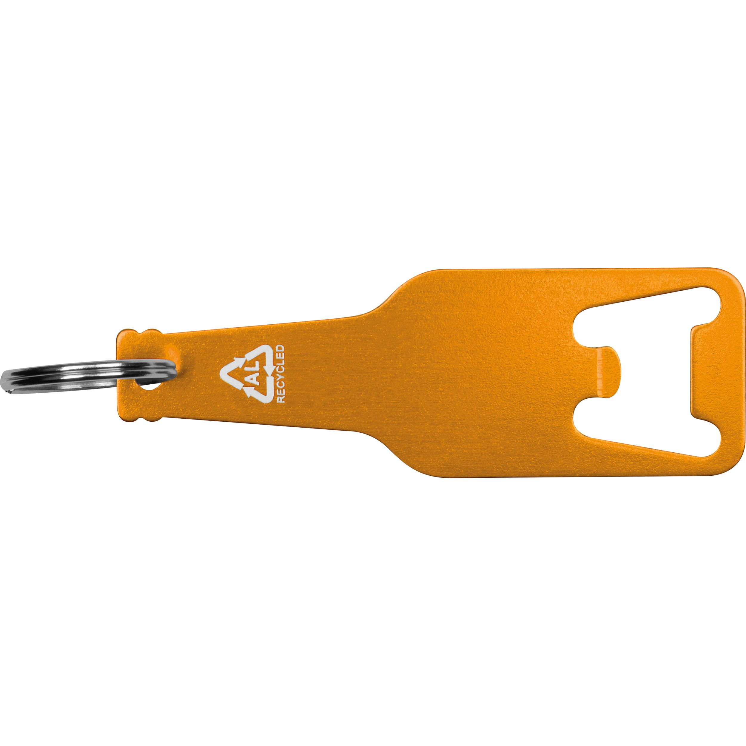Flaschenöffner aus recyceltem Aluminim Malmö - orange-582