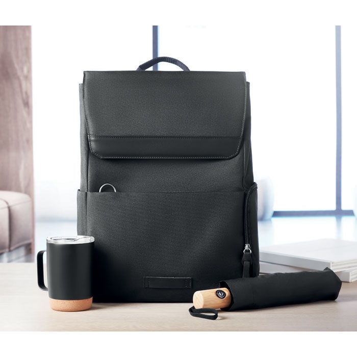 Laptop-Rucksack 600D RPET DAEGU LAP - schwarz-687