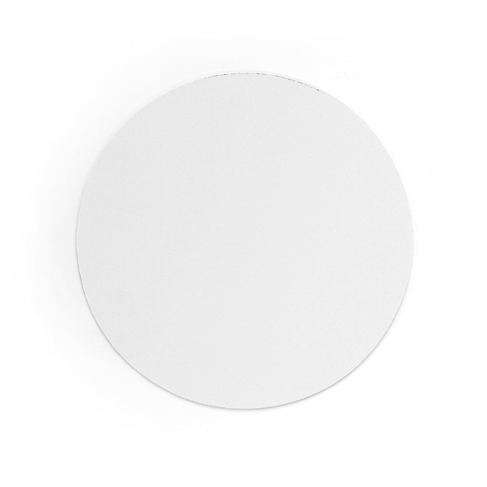 BLAIR ROUND Rundes Mauspad mit Gummibasis - weiß-875