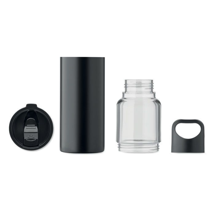 2in1 Flasche 610ml DUALUSE - schwarz-193