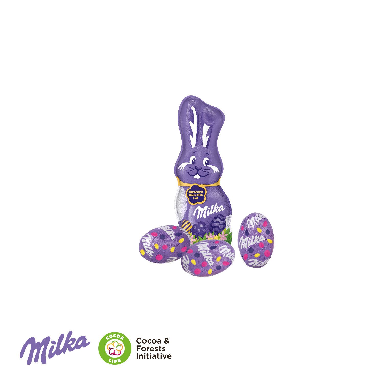 Osternest mit Schokolade von Milka-976
