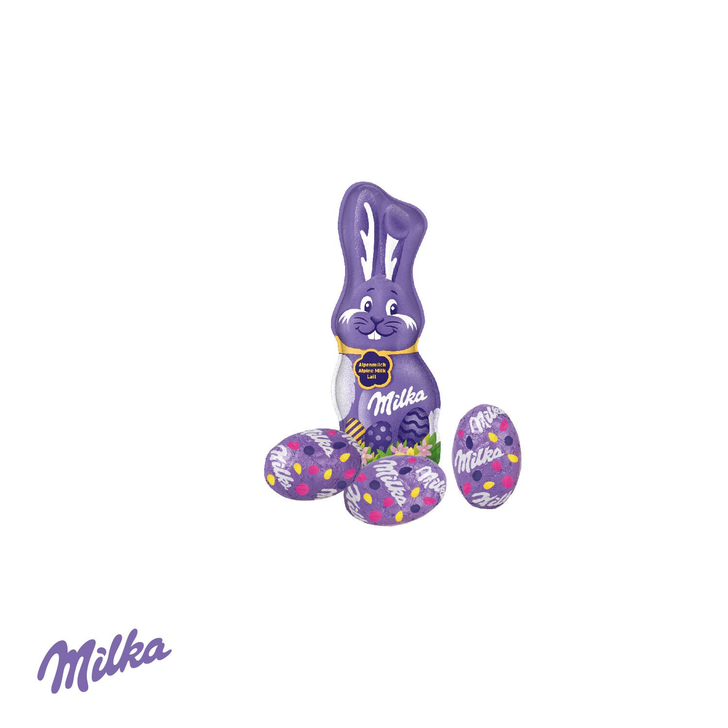 Osternest mit Schokolade von Milka-976