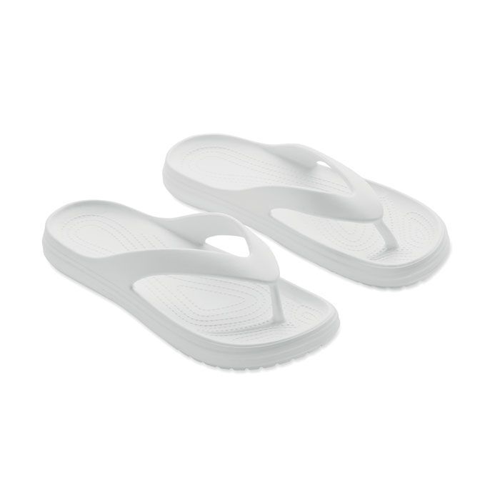 Zehensandalen Größe 42/43 EVASLIP - weiß-518