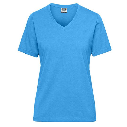 Ladies´ Bio Workwear T-Shirt - aqua-609