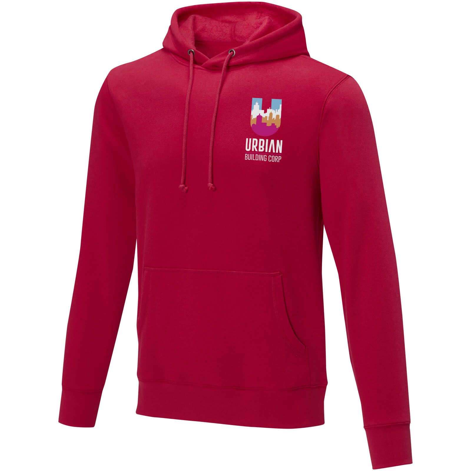 Charon Herren Kapuzenpullover - rot - L-196