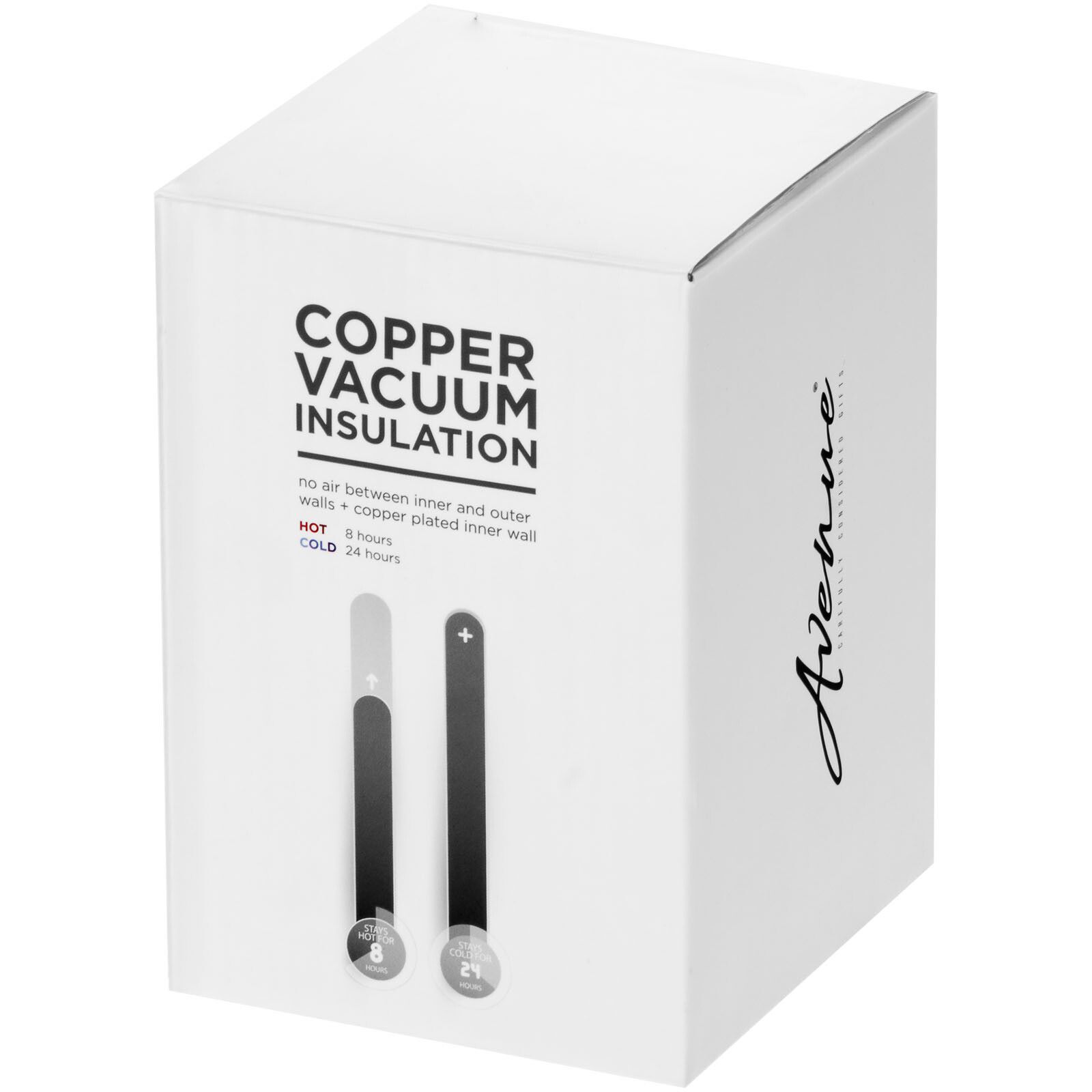 Geo 350 ml Kupfer-Vakuum Isolierbecher - silber-996