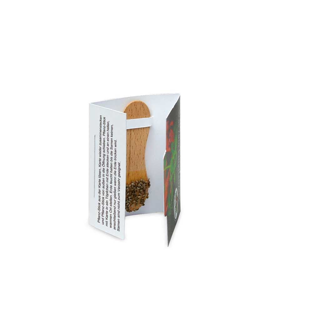 Bienenhelfer-Stick mit Samen - zusätzlich mit eigener Lasergravur-347