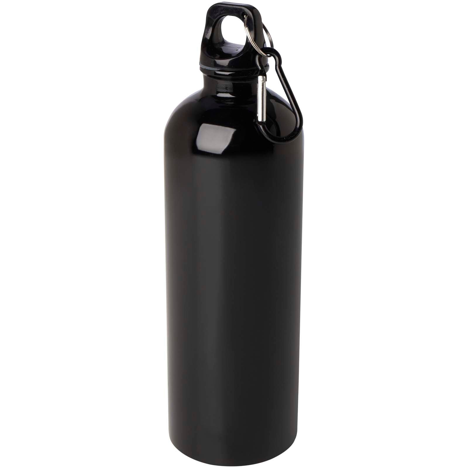 Oregon 750 ml RCS-zertifizierte, einwandige Trinkflasche aus Edelstahl mit Karabinerhaken - schwarz-117