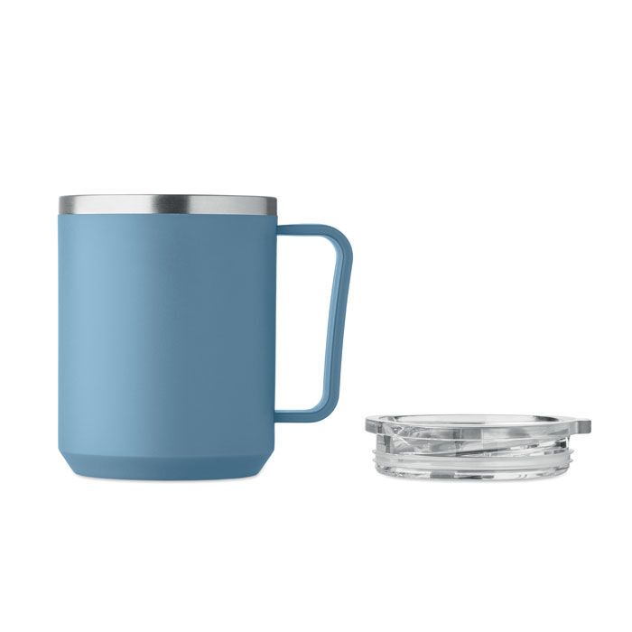 Doppelwandiger Becher 400ml COCOA - petrol-807
