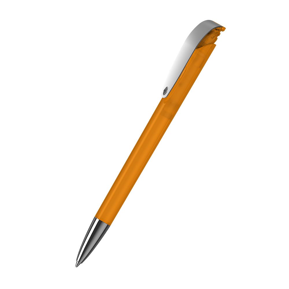 Druckkugelschreiber Jona transparent MMn - orange transparent-693