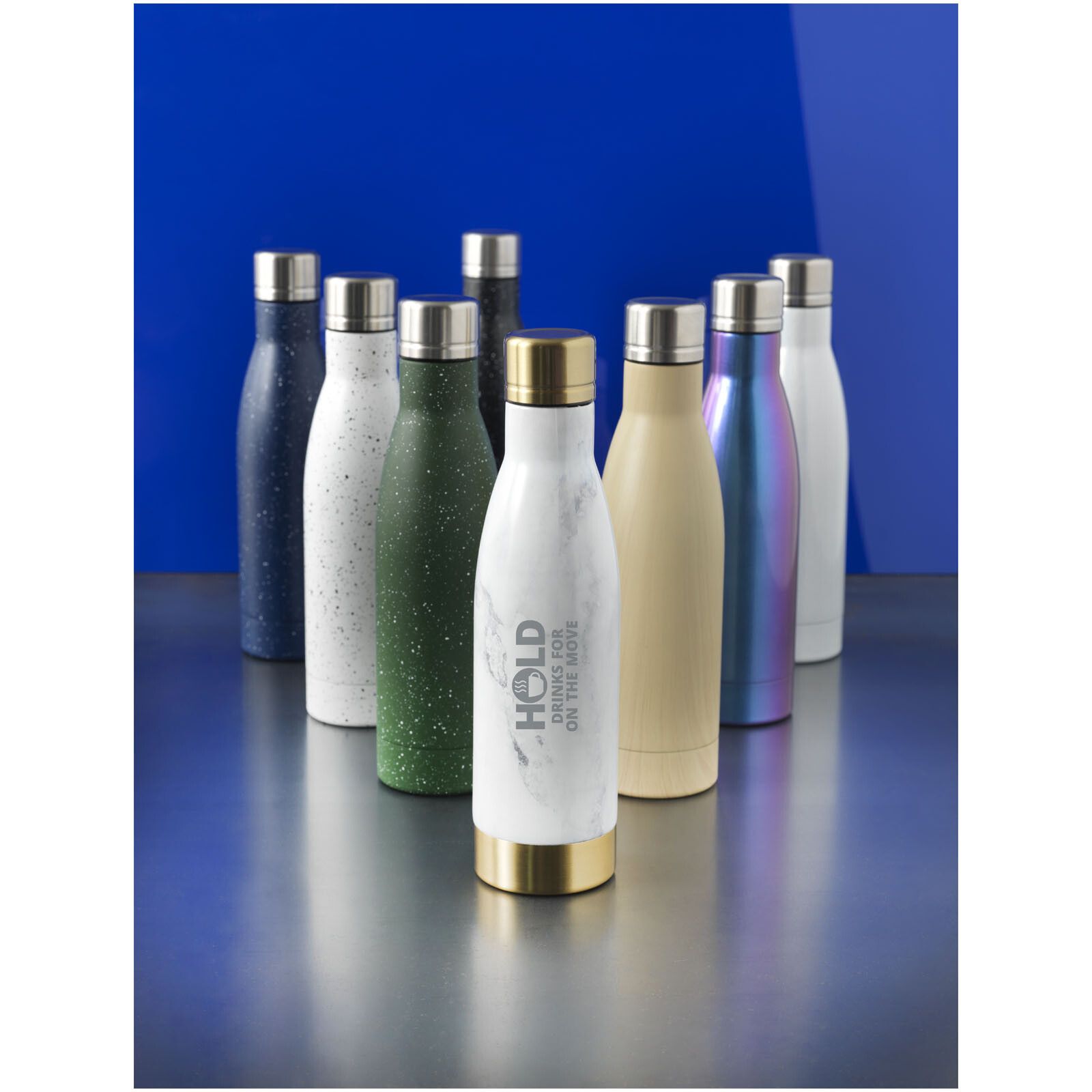 Vasa Kupfer-Vakuum Isolierflasche in Holzoptik, 500 ml - braun-991
