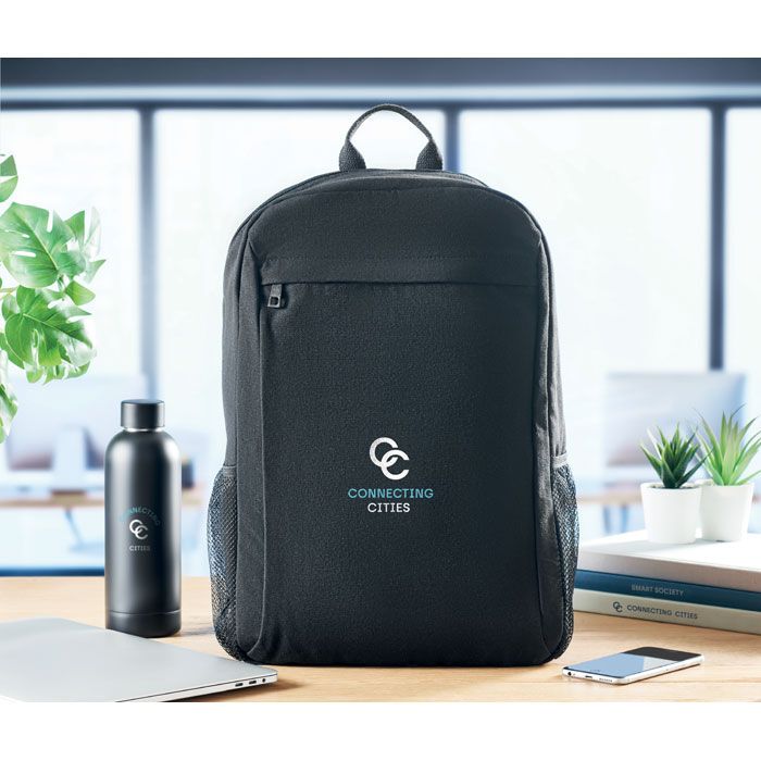 15" Laptop Rucksack EIRI - schwarz-432