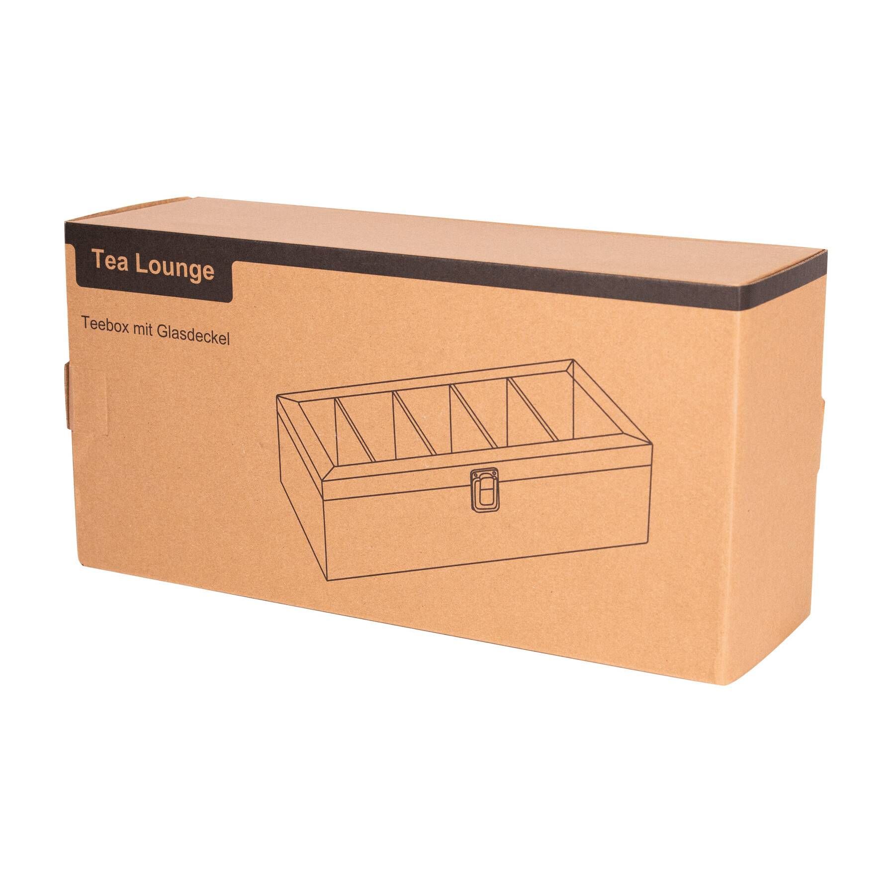 Teebox TEA LOUNGE - braun-801