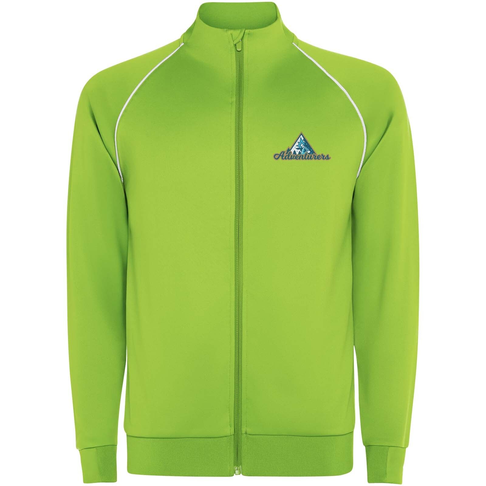 Valier Herren Sweatshirt mit durchgehendem Reißverschluss - fluorgrün-267
