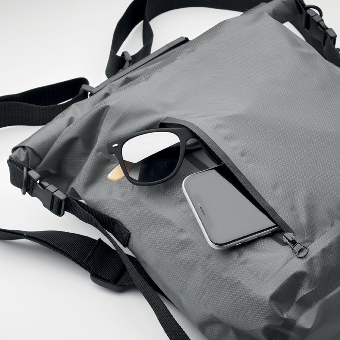 Rolltop-Tasche RPET SCUBAROLL - steingrau-514