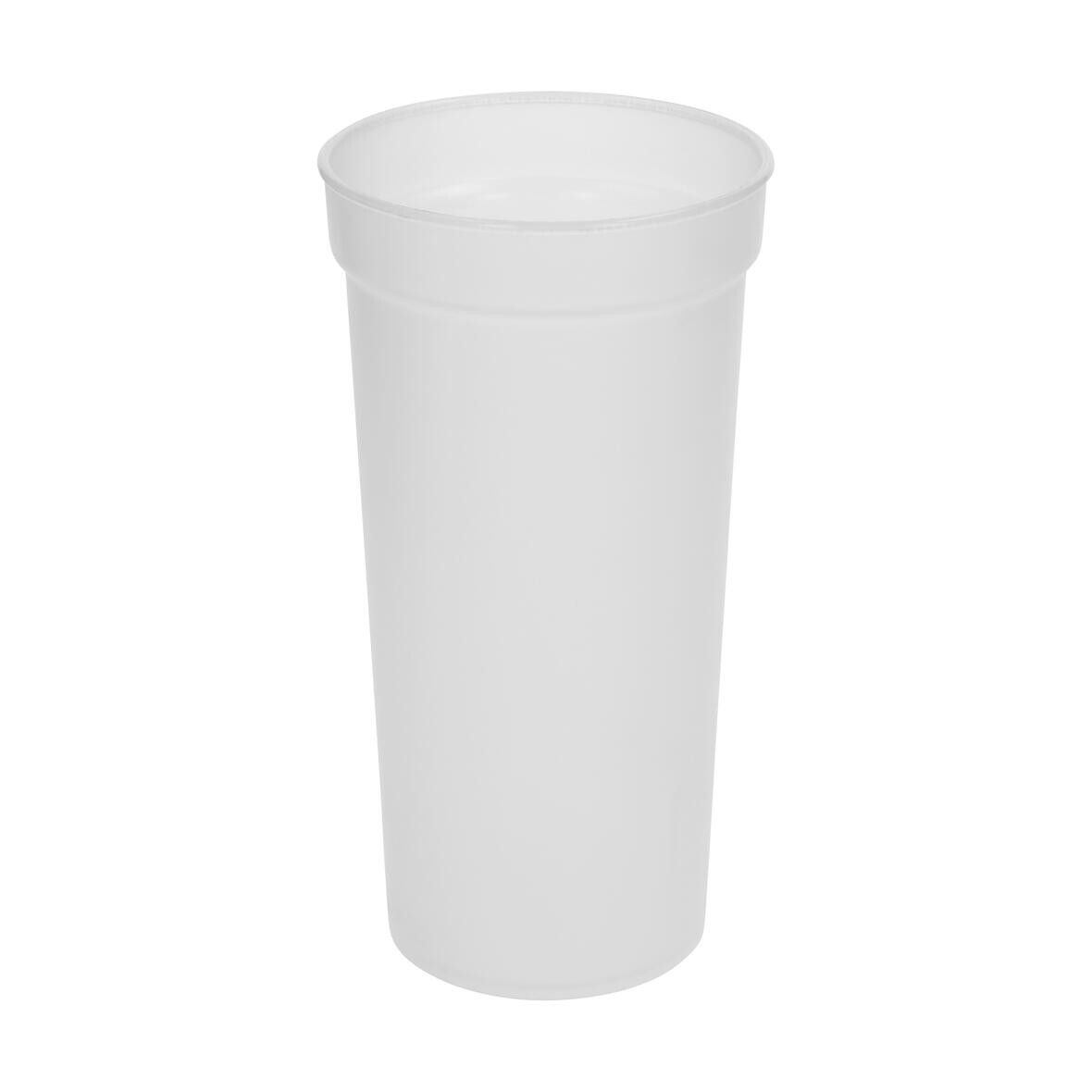 Trinkbecher Pfand 0,5 l - transparent-milchig-690