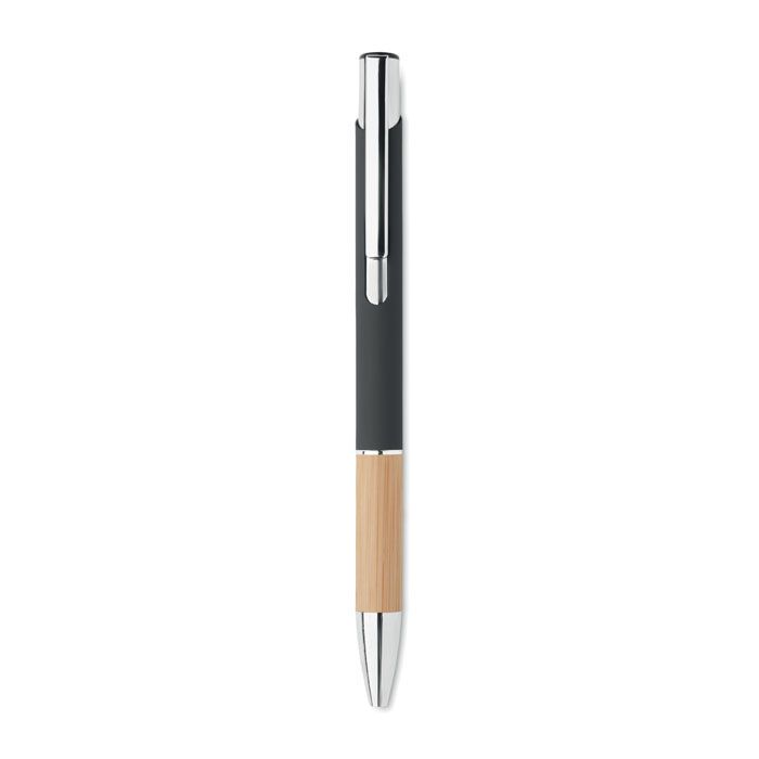 Druckkugelschreiber Aluminium SPARTA - schwarz-475