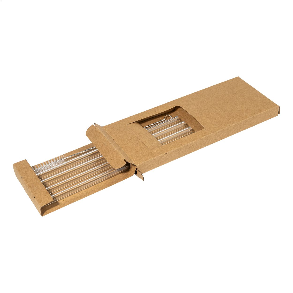 Borosip Glas-Trinkhalmset - transparent-283