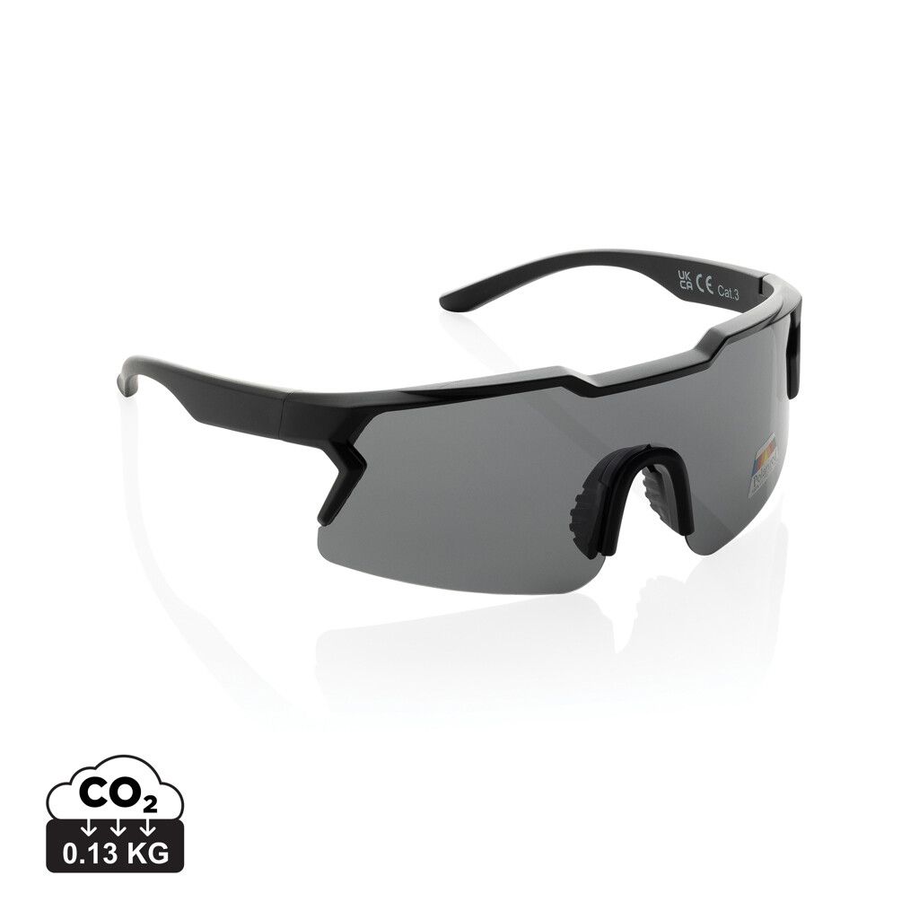 SproShield RCS Sportbrille mit polarisierten Gläsern - schwarz-492
