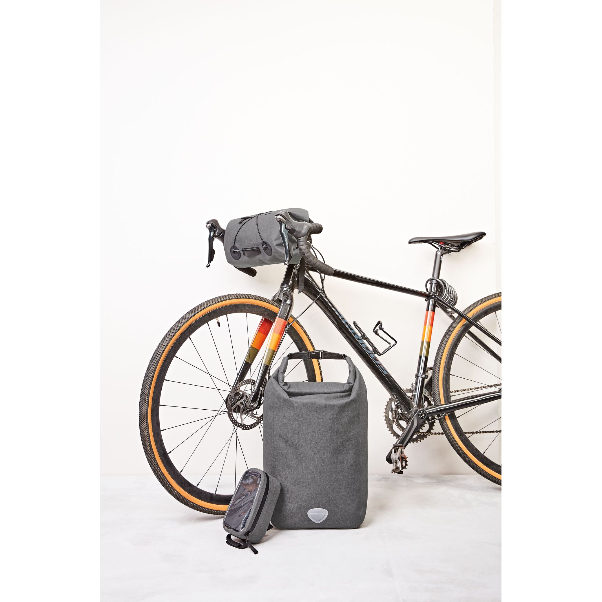 Fahrradtasche CYCLE - grau meliert-683