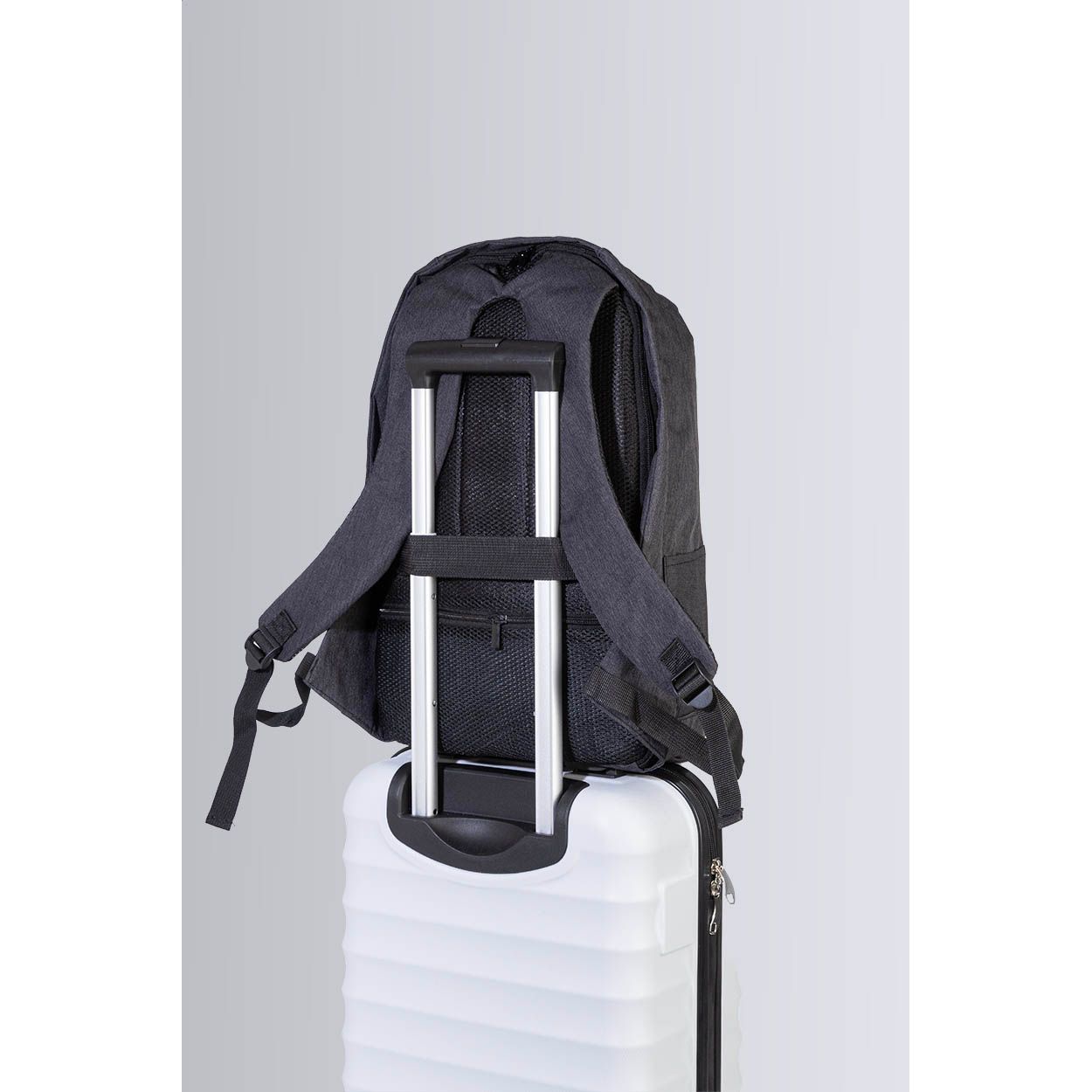 Elisha Anti-Diebstahl Rucksack - schwarz-756