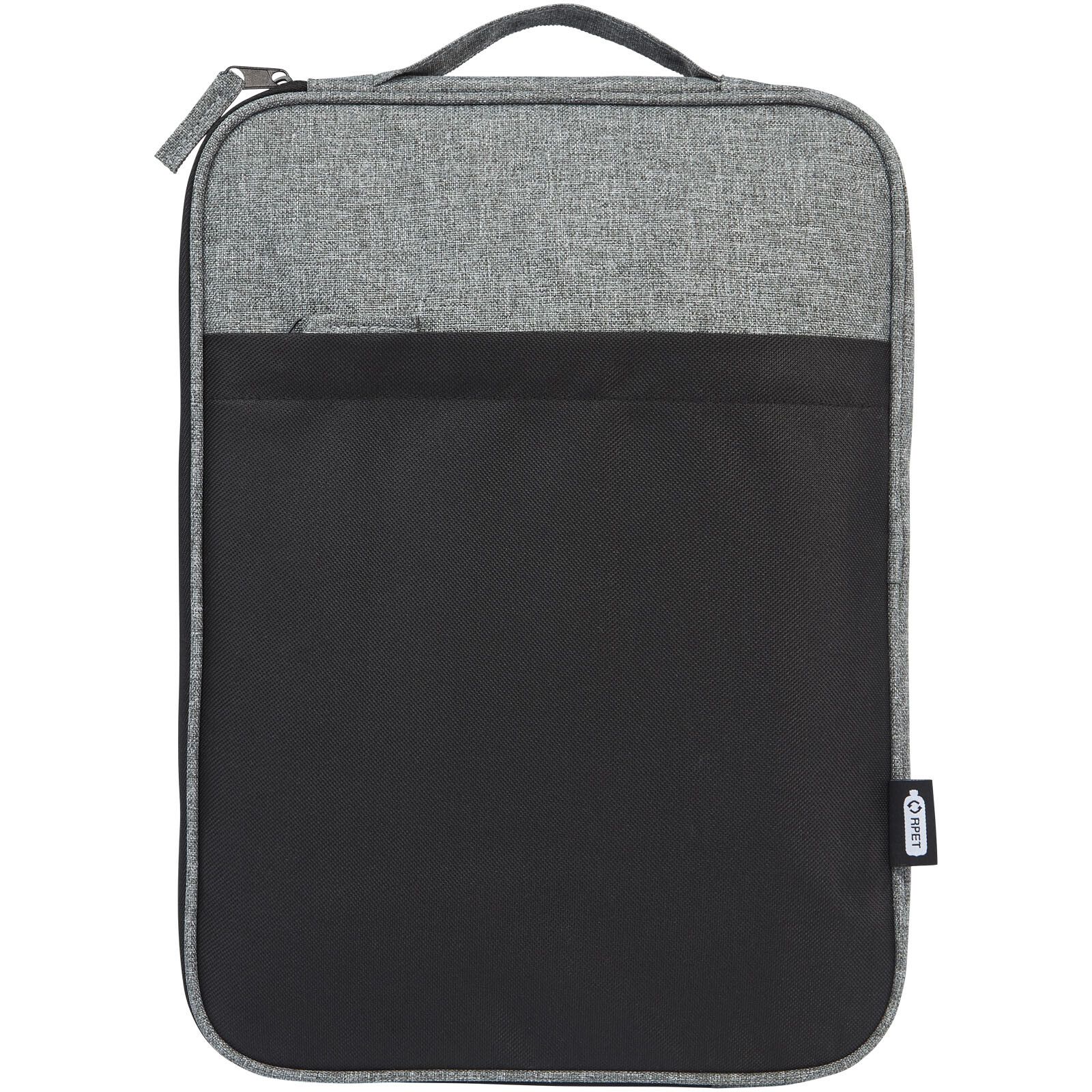 Reclaim 14" GRS recycelte Laptophülle 2,5 L - schwarz -  heather grau-677