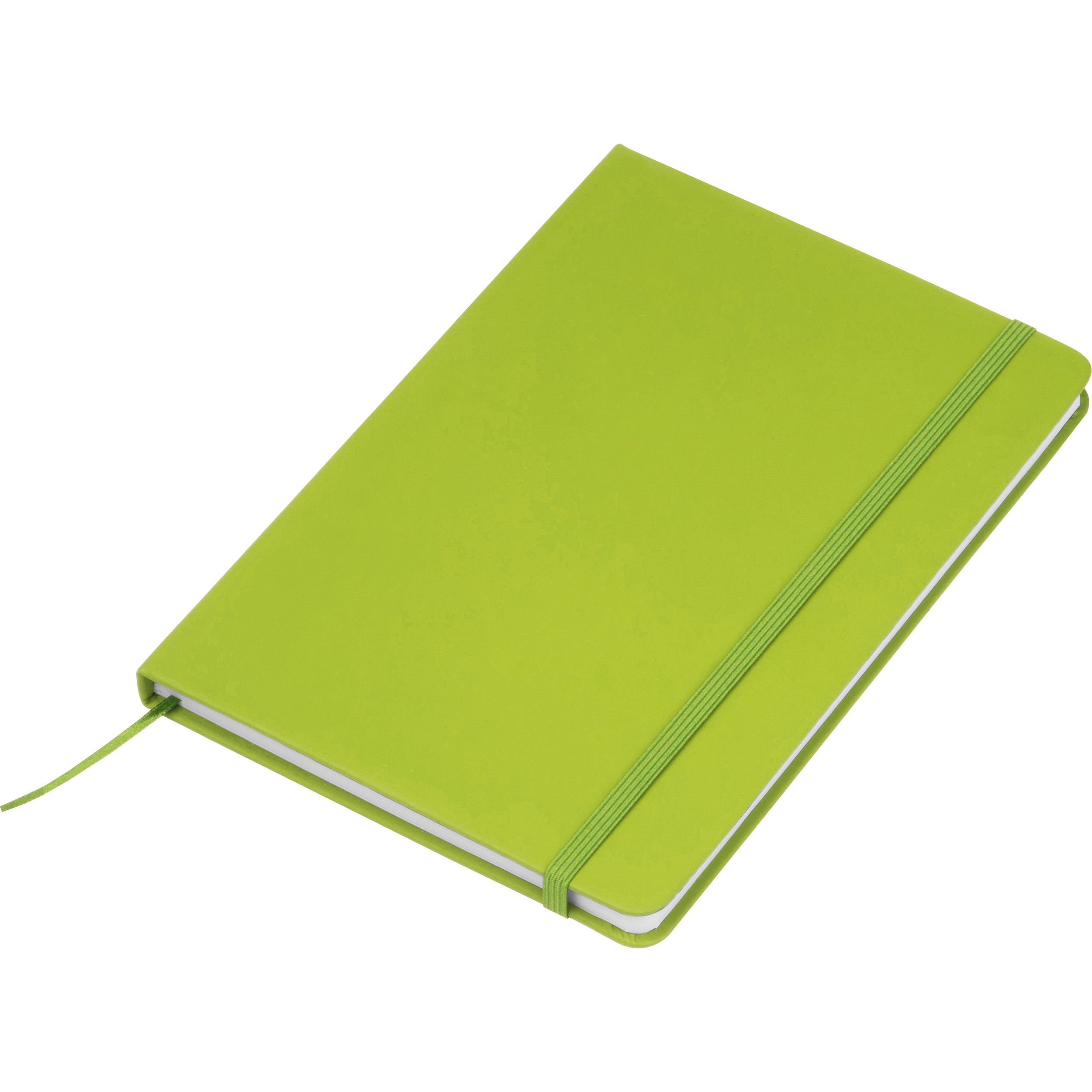 A5 Notizbuch aus Recyclingpapier  - apfelgrün-687
