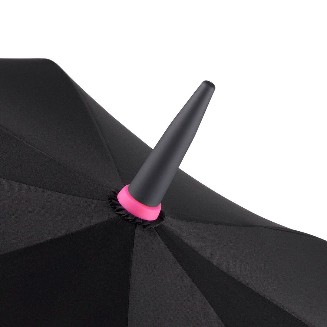 AC-Gästeschirm FARE® Style Ø130 cm - schwarz - magenta-645