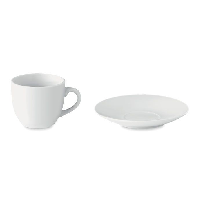 Espresso Tasse und Untertasse ESPRESSO - weiß-407