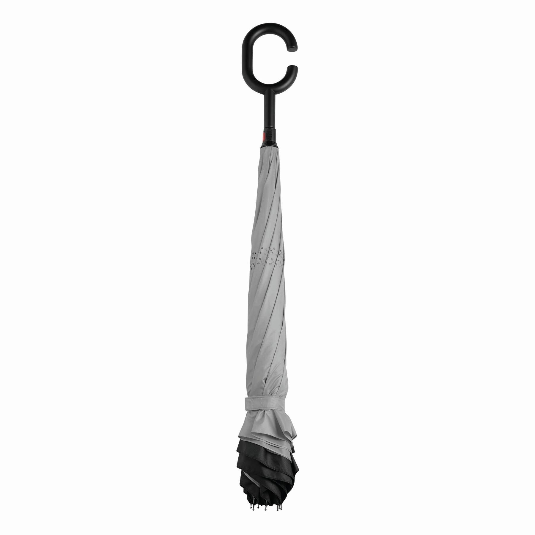 Stockschirm FLIPPED - hellgrau - schwarz-225