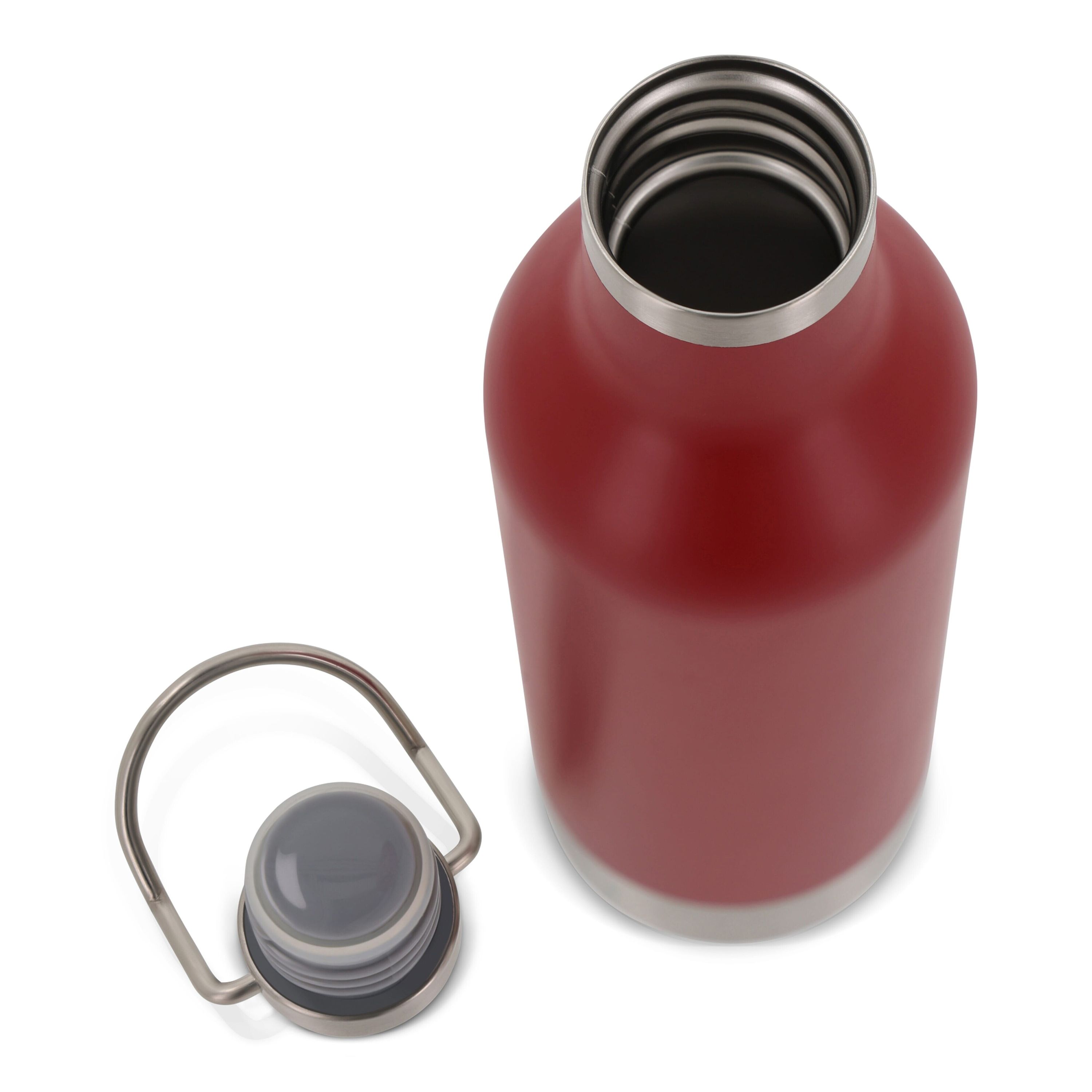 Edelstahl-Isolierflasche 400ml - rot-225