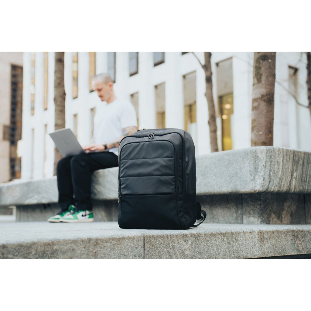 Armond AWARE™ RPET 15.6" Deluxe Laptop-Rucksack - schwarz-626