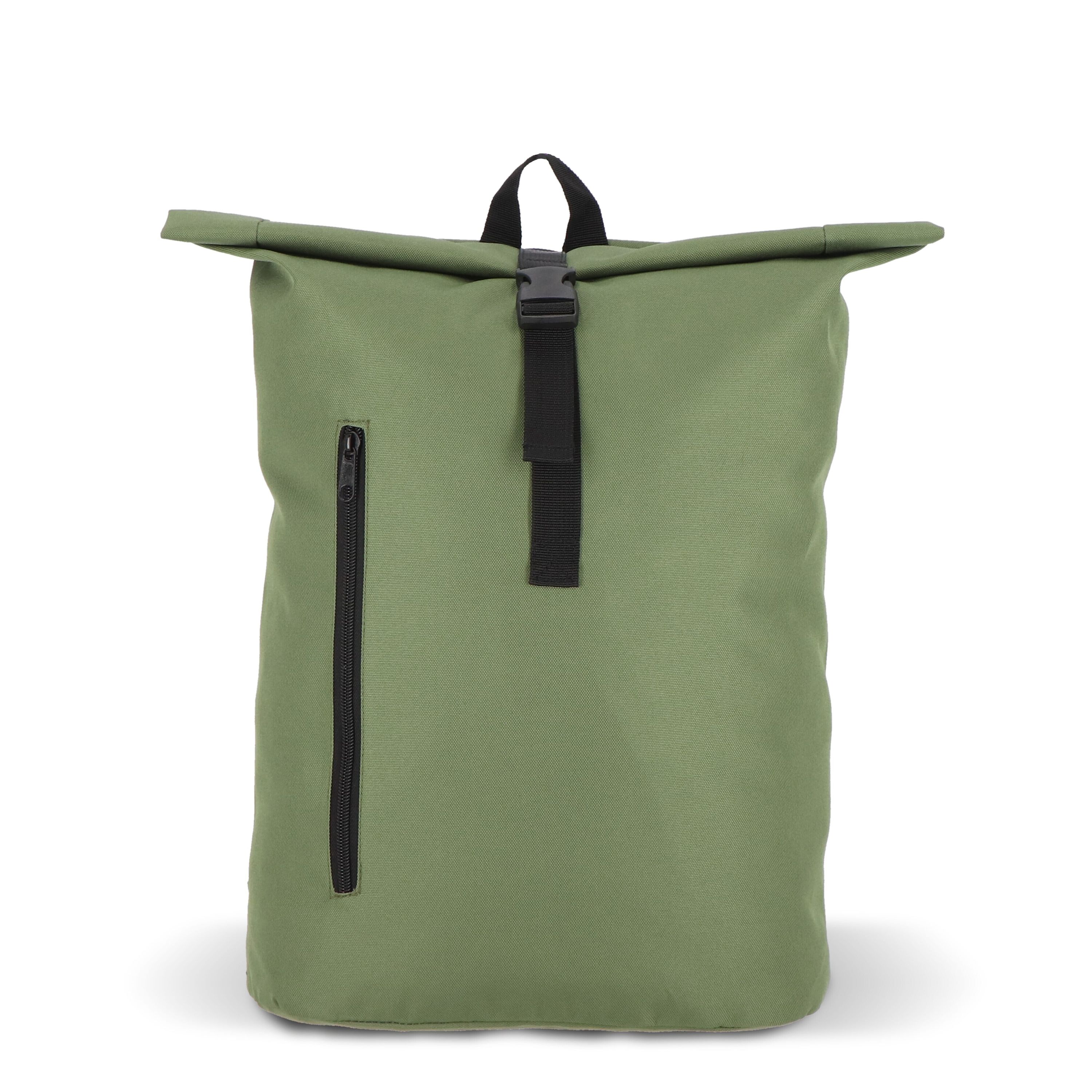 R-PET 600D Rolltop-Rucksack 20L - olivgrün-800