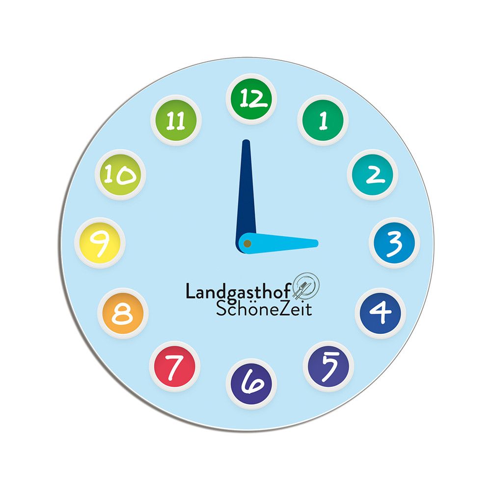 Kinderuhr - individuell - Digitaldruck Digitaldruck Vorderseite-176