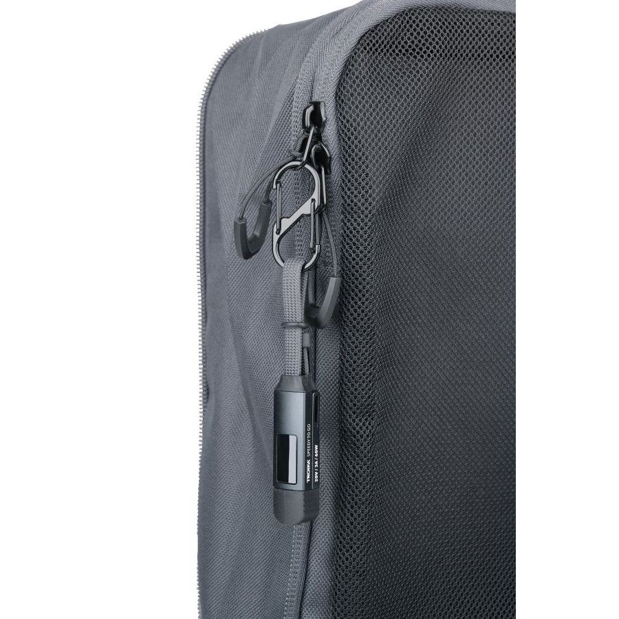 Taschenanhänger SPEEDY TO GO - schwarz - titan-787