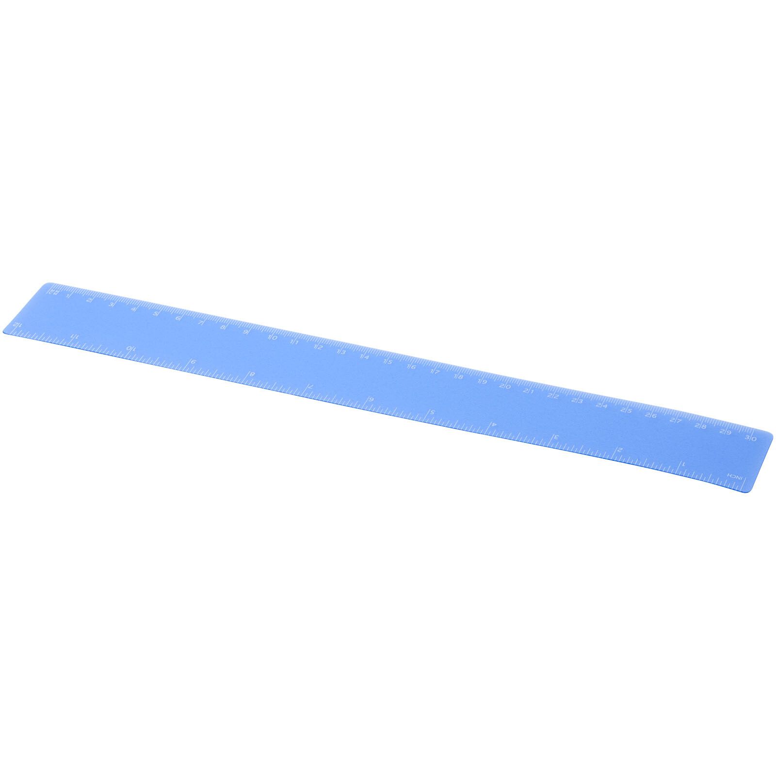Rothko 30 cm Kunststofflineal - blau mattiert-443