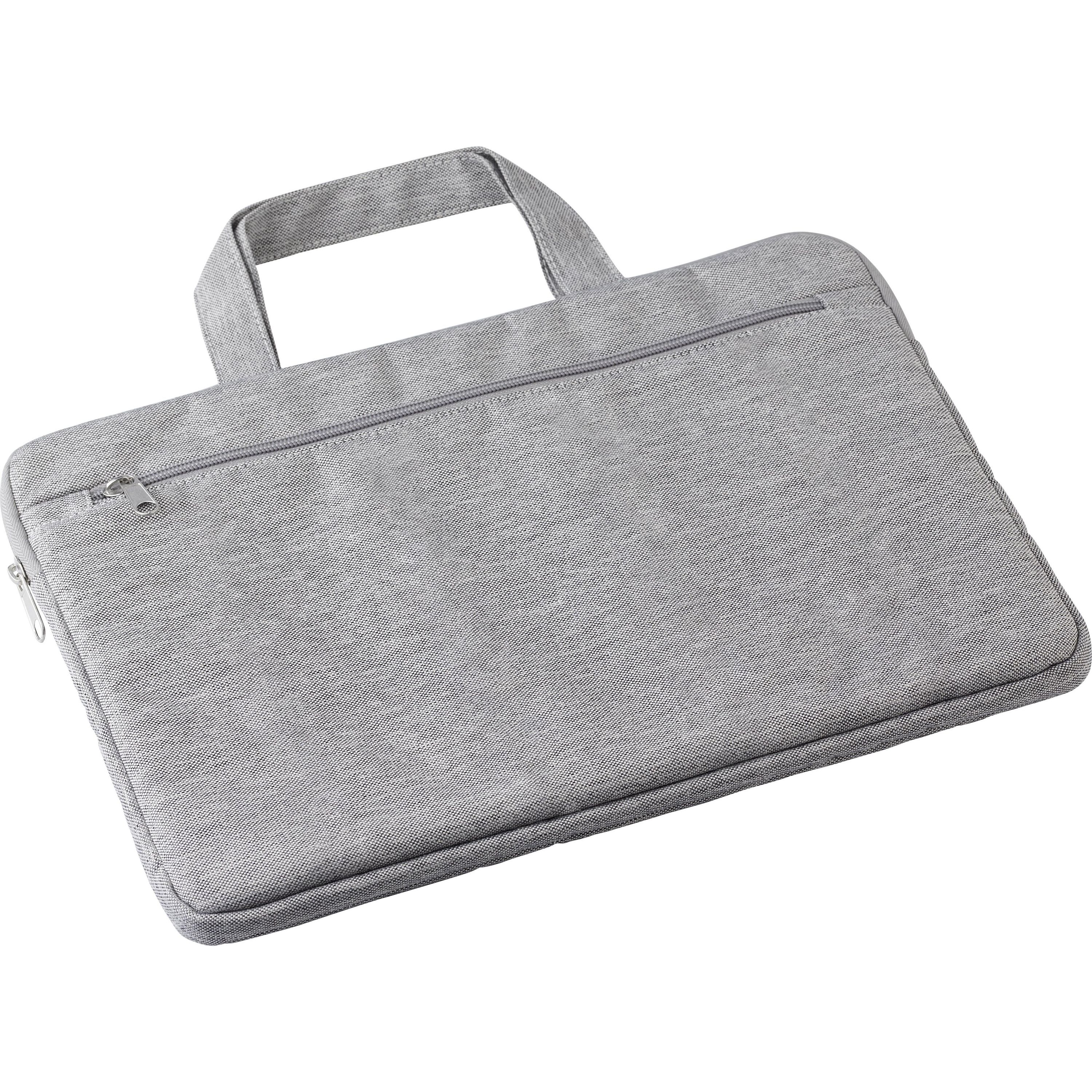 rPET-Laptop-Tasche Ibrahim - grau-125