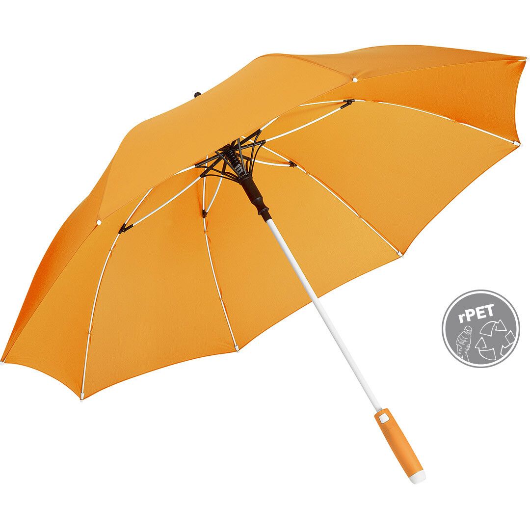 AC-Midsize-Stockschirm FARE® Whiteline Ø112 cm - orange-457