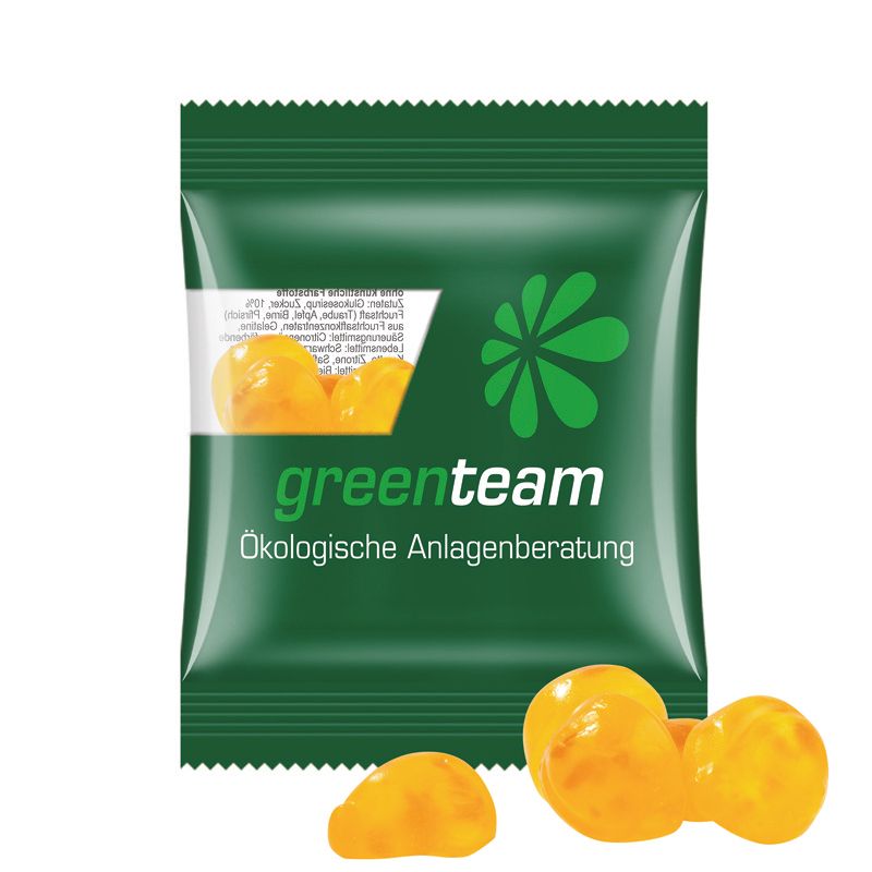 Minitüte 15 g, kompostierbare Folie transparent, Trolli Vitamin Fruchtgummi-278