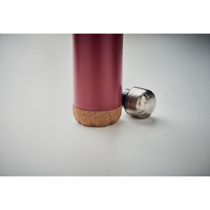 Doppelwandige Isolierflasche ASPEN CORK - bordeaux-535