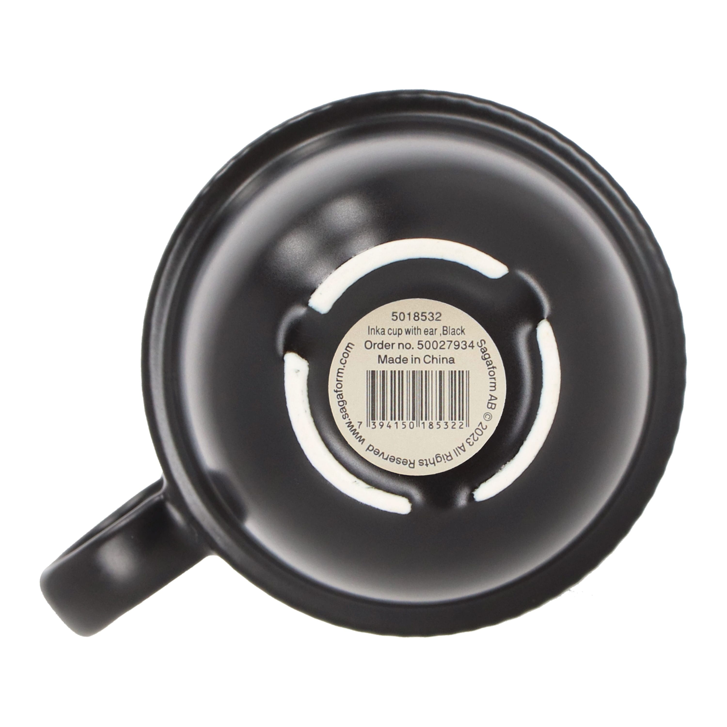 Sagaform Inka Becher mit Ohr 270ml - schwarz-867