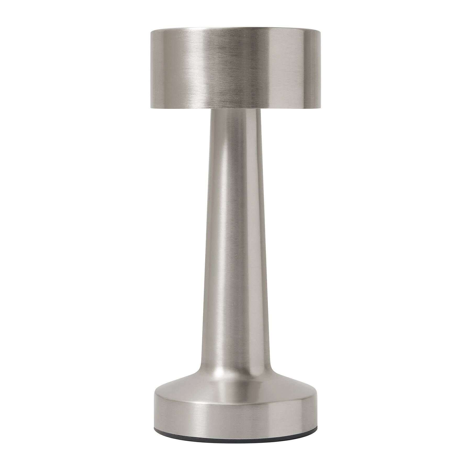 Edelstahl-Tischlampe MUSHROOM - silber-839