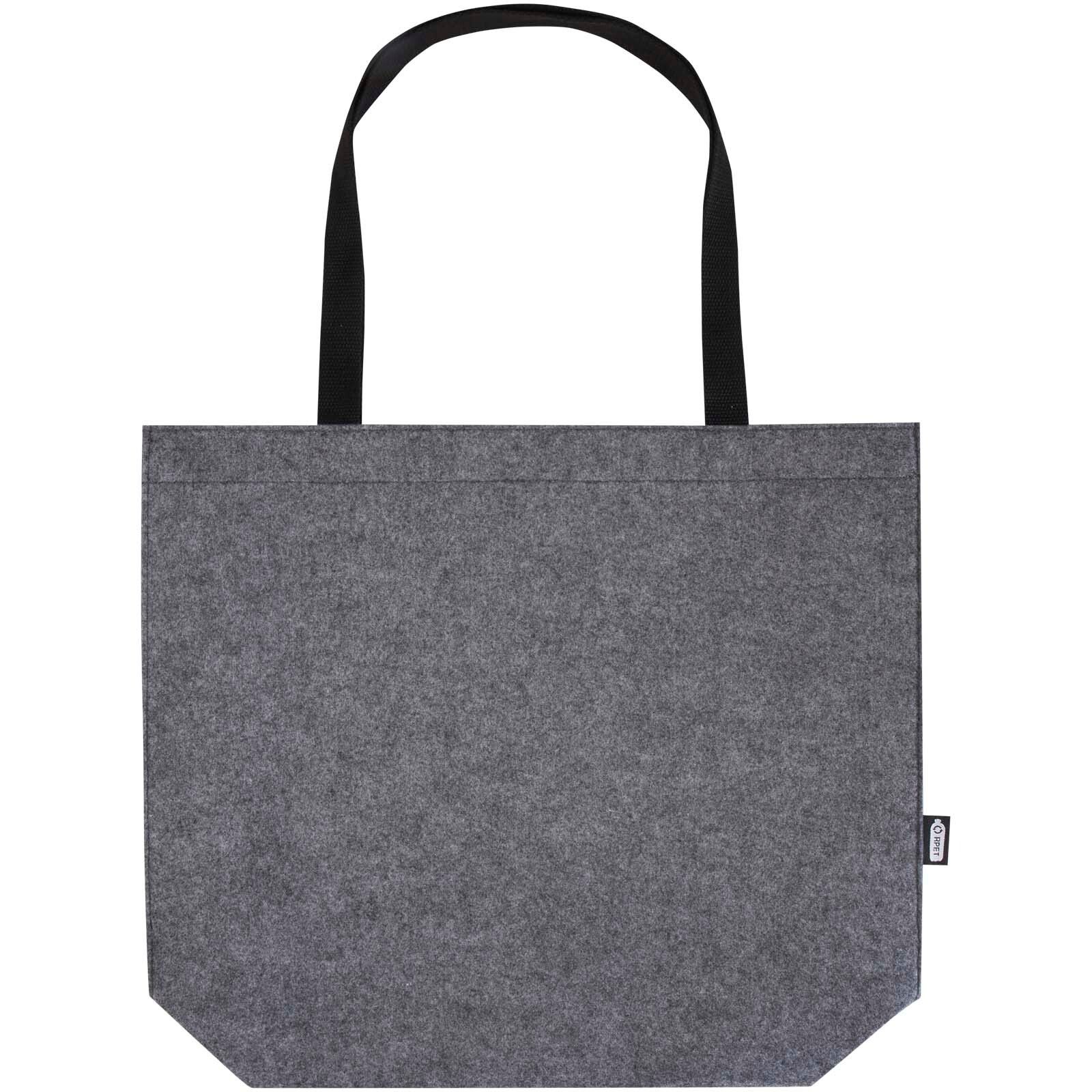 Felta Tragetasche mit Zwickel aus recyceltem GRS-Filz 20 L - mittelgrau-614