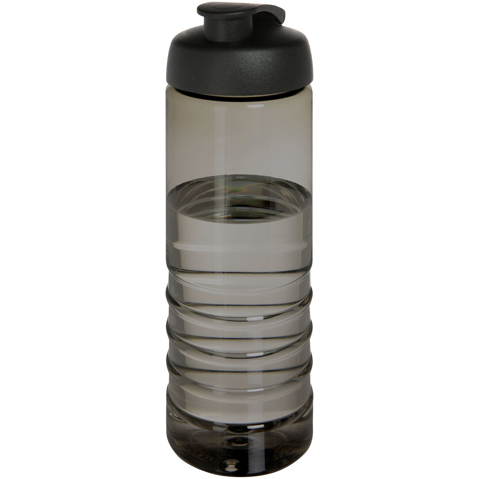 H2O Active Eco Treble 750 ml Sportflasche mit Stülpdeckel - kohle -  schwarz-601