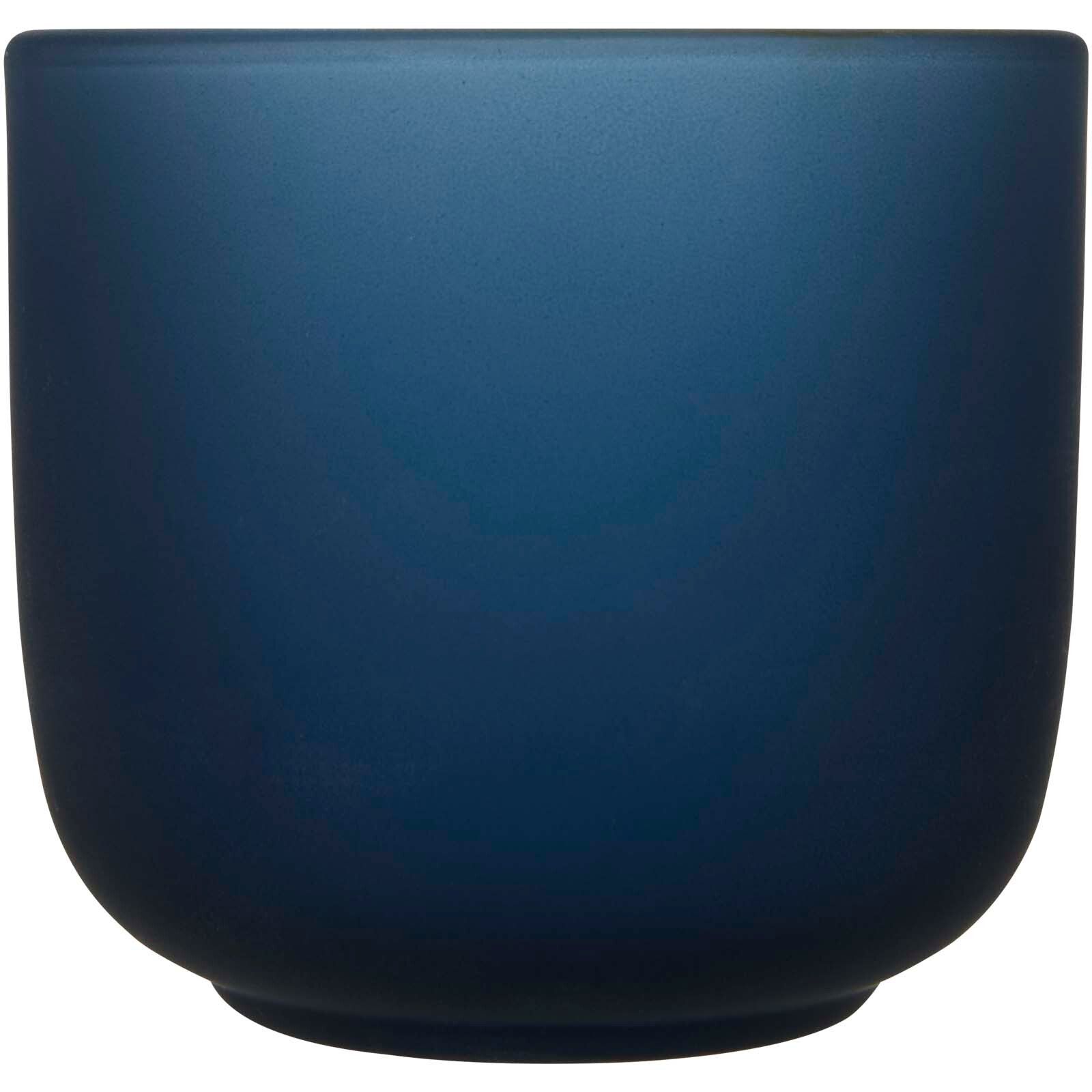 Male Set aus Holztablett und Glastassen - hale blau-653