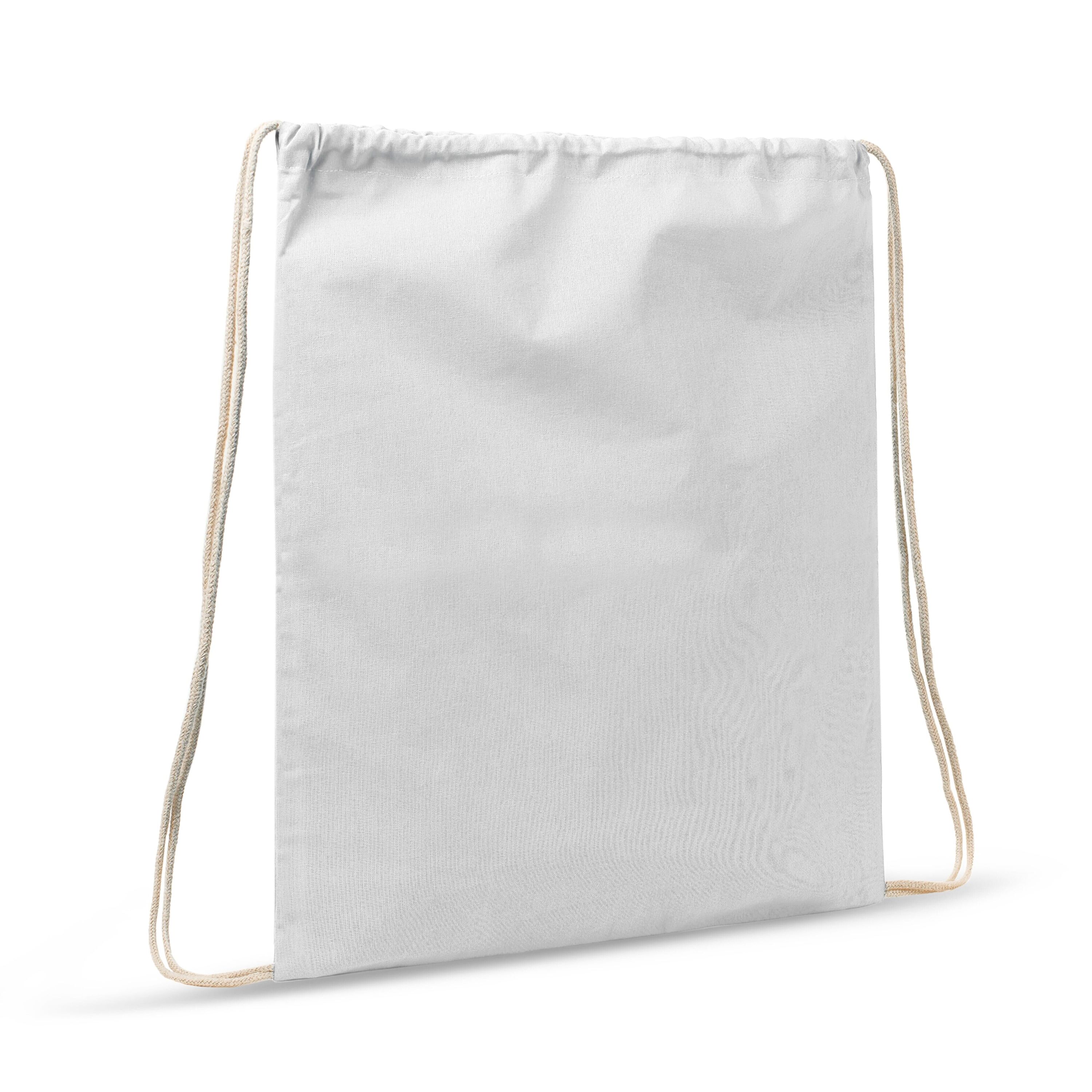 Kordelzugbeutel baumwolle OEKO-TEX® 140g/m² 35x45cm - weiss-376