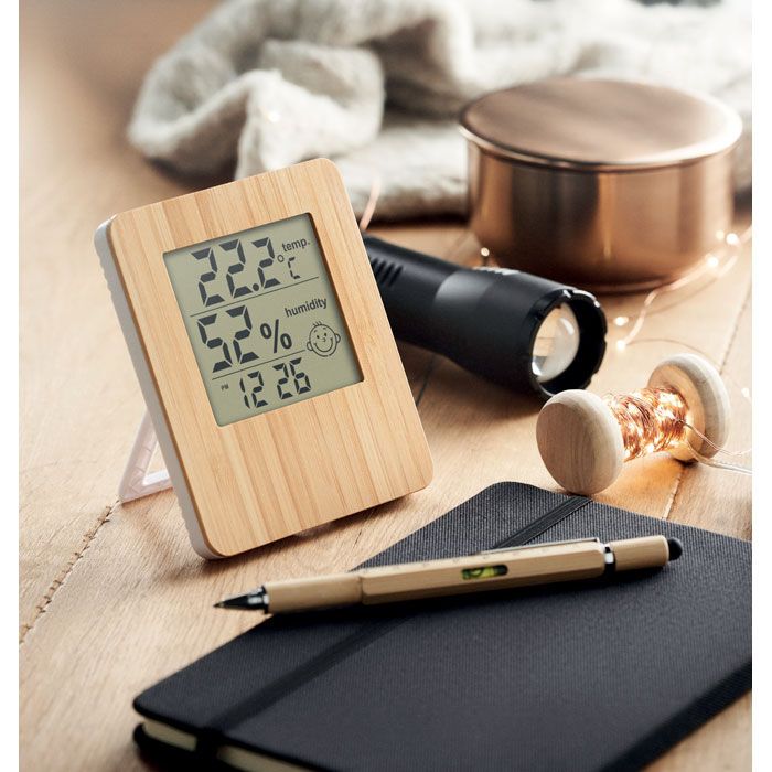 Wetterstation Bambus SUNCITY - holz-878