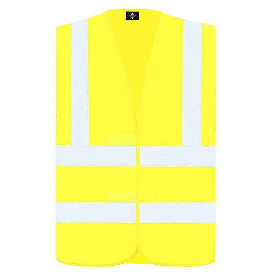 Hi-Vis Safety Vest With 4 Reflective Stripes Hannover - signal yellow-776
