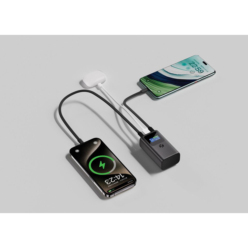 Urban Vitamin Campbell 55W 10.000mAh Pocket-Powerbank - grau-542